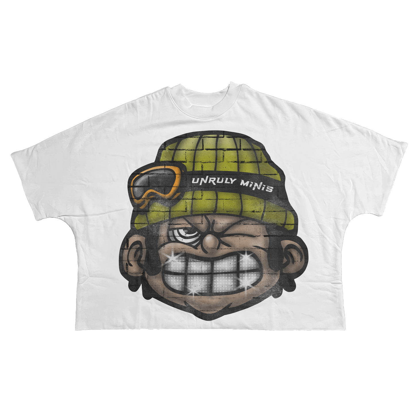 UNRULY MINI GRILLZ TEE WHITE